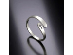 Bague croix doré ou argenté en acier inoxydable
