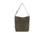 Lancaster Suède Grand Sac Seau 530-57 Kaki