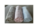 Serviette de toilette rose à pois RICO
