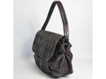 Biba Meyers Sac Besace en Cuir Lavé Sculpté MEE1L Marron Os