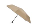 Parapluie Pliant Automatique Piganiol Mini Essentiel Beige biais noir rayé