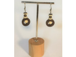B.O. en bois marron/blanc