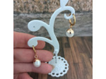 B.O. perles de nacre doré