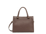 Lancaster Foulonné Double Sac Porté Main 470-63 Marron In Or Pâle