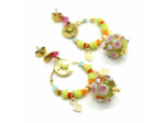 Boucles d'oreilles Citrus Coral