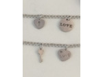 Bracelets chaîne couple/amitié 3mm