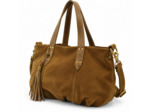 Mila Louise Nicole XS VX Petit Sac Shopping Côté Brillant Ocre Dark