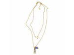 Collier double émail et Murano SILLAGE