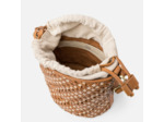 Biba Selma Sac Seau En Cuir Tressé SEM1L Crudo