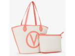 Valentino Convent' Sac Shopping Natural/Coral