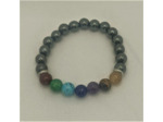 Bracelet 7 chakras/Hématite