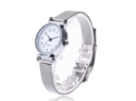 Montre quartz pour femmes, bracelet en mailles