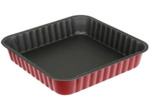 Guardini ROSSANA Plat à four 24x24 Acier antiadhésif Rouge 24x24 cm