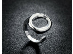 Bague en argent cercle O ouvert