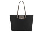 Lancaster Smart Kba Grand Sac Cabas Porté Épaule 516-31 Noir Taupe