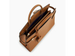 Le Tanneur Emilie Grand Sac À Main En Cuir Grainé Tan