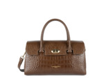 Lancaster Exo Mini Sac à Main Baguette Croco 524-108 Vison