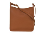 Longchamp Le Foulonné Sac Porté Travers Zippée M Caramel