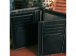 Serge Blanco Vancouver Grand Portefeuille Cuir VAN21021 Noir