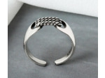 Bagues en argent mini-chaîne