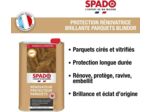 SPADO - Entretien Parquet - Protection Rénovatrice Brillante Blindor - Parquets Cirés et Vitrifiés - 1L