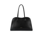 Lancaster Donna Hopper Grand Sac Shopping En Cuir Lisse 531-122 Noir