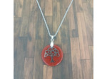 Pendentif Jaspe rouge Arbre de vie 1