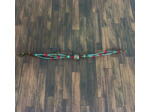 Bracelet 3 brins turquoise/rouge/bronze