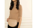 Lancaster Suave Lune Sac Demi Lune 433-32 Beige Foncé