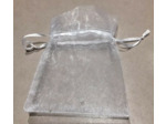Tissu organza blanc