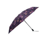 Isotoner Parapluie Mini Pliant Automatique Fleurs Aubergine