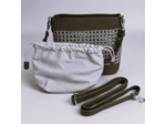 Farfouillette Sac Seau Tressé & Pochette Amovible Moka