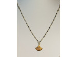 Pendentif doré/noir
