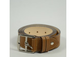 Berthille Ceinture A Piquée Cuir Doublé Ajustable Cuero
