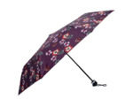Isotoner Parapluie Femme Pliant Manuel Fleurs Pensées