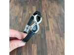 Bracelet cuir et acier inox homme infini