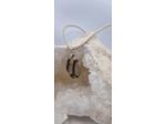 Pendentif septaria + cordon en cuir PDO