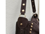 Sac à frange marron