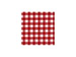 Toile étamine à broder Murano carré 12 fils rouge