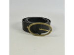 Berthille Ceinture Missouri Cuir Ajustable Noir