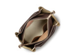 Lancaster Foulonne Double Sac A Main Louisa 470-18 Marron In Or Pâle