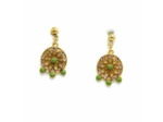 Boucles d'oreilles attrape-rêve cristal et résine – Salvia