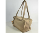 Biba Blaine Sac Porté Epaule en Cuir Velours BLI1L Topo