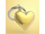 Metalmorphose Porte-clés Cœur ballon hélium