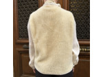 Gilet moumoute OCTAVE écru Marie ile de ré