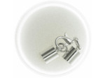 Fermoir à mousqueton 7 mm - Argent