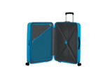 American Tourister Rejoy 77 cm Valise Trolley Verticale 4 Roues Azur Blue