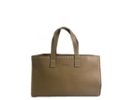 Farfouillette Sac Porté Main Avec Surpiqûres Sable