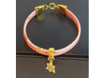 Bracelet liberty doré/rose/tortue