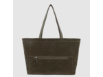 Lancaster Suedine KBA Grand Sac Shopping Aspect Suédine 518-063 Kaki Foncé